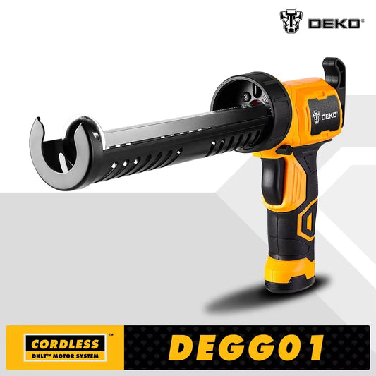 DEKO DEGG01 Electric Glue Gun – Automatic Multi-Function Hot Melt Adhesive for Waterproof Sealing & Bonding