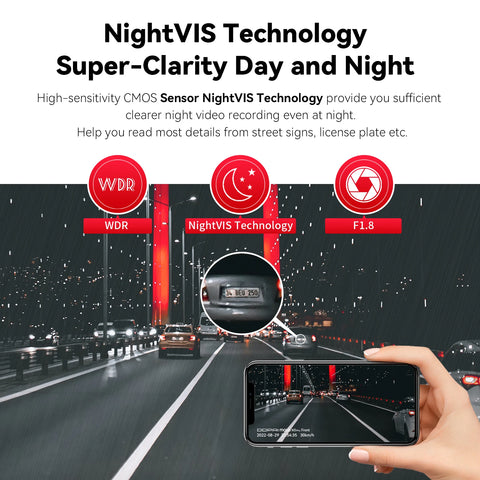 DDPAI Dash Cam Mola N3 Pro - 1600P Resolution, 140° FOV, GPS & WiFi, 24H Parking Guard