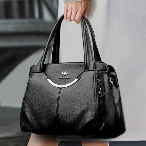 2024 Multi Pocket Women's Handbag - Luxury Soft Leather Tote
