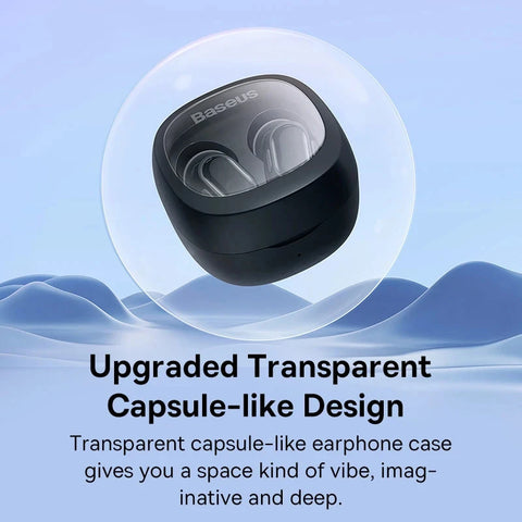 Baseus WM02 Wireless Earphones - TWS Bluetooth 5.3, Compact Design, 25-Hour Battery Life, Comfort Fit