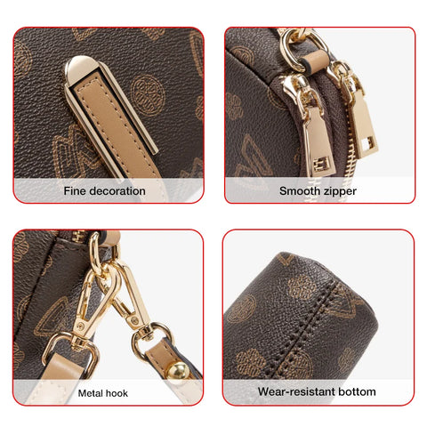 FOXER Women Small Crossbody Bag - Stylish High-Quality Mini Messenger Bag