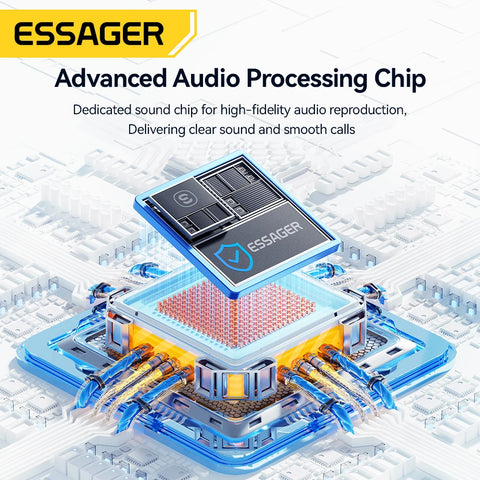 Essager USB Sound Card Adapter for 3.5mm Earphones & Microphones - Ideal for PS4, Laptops, and Computers