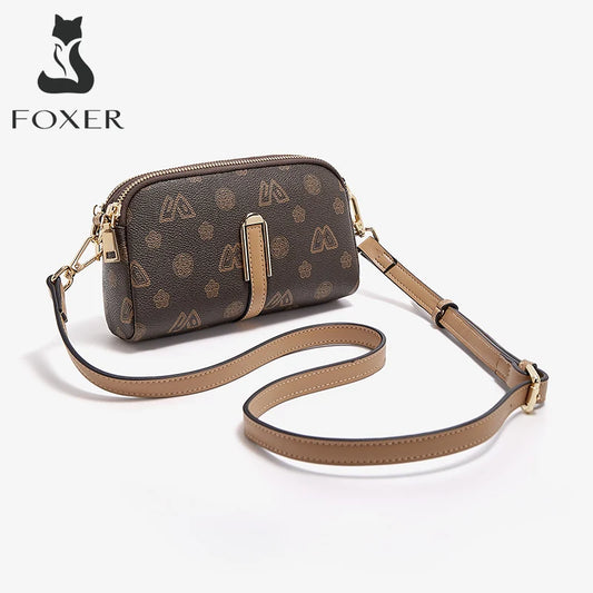 FOXER Women Small Crossbody Bag - Stylish High-Quality Mini Messenger Bag