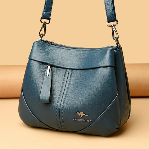 Luxury Soft Cowhide Leather Tote Bag for Women