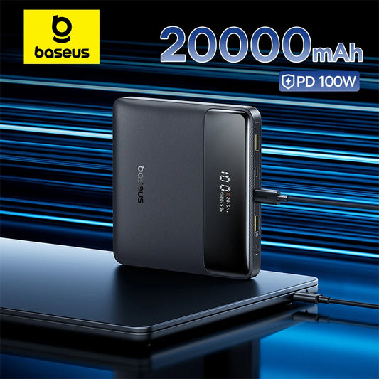 Baseus Apex 100W Power Bank – 20000mAh PD Fast-Charge