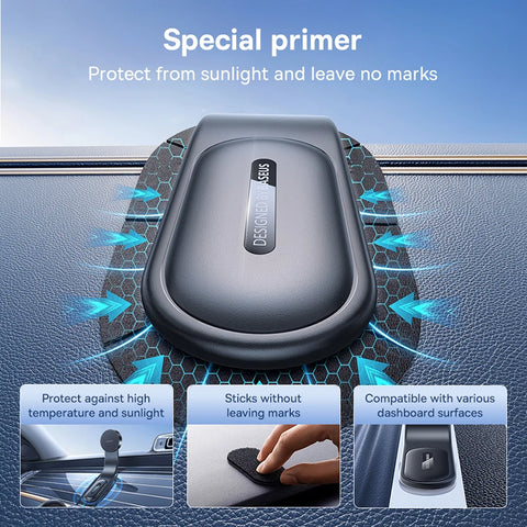 Baseus Magnetic Phone Holder for iPhone 13/14/15 – Easy Paste Dashboard Mount for Secure, Hands-Free Use