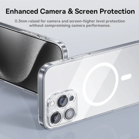 Baseus Magnetic Case for iPhone 16/15/14 Pro Max - MagSafe Compatible, Durable PC Protection for iPhone 13/12/11 Pro Max