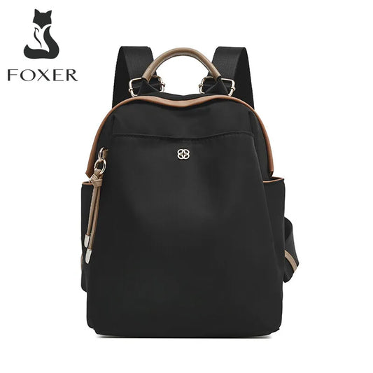 FOXER Small Lady Preppy Style Backpack - Chic High Capacity Handbag