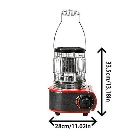 2-in-1 Portable Propane Camp Heater and Stove for Tents