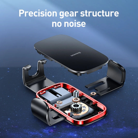 Baseus Air Vent Car Phone Holder - Metal CD Slot Mount for iPhone & Samsung