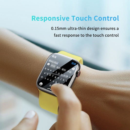 Baseus Hydrogel Screen Protector for Apple Watch 8/7/6/SE/SE2/5/4 - Full Coverage, Soft & Flexible 40/41/44/45mm