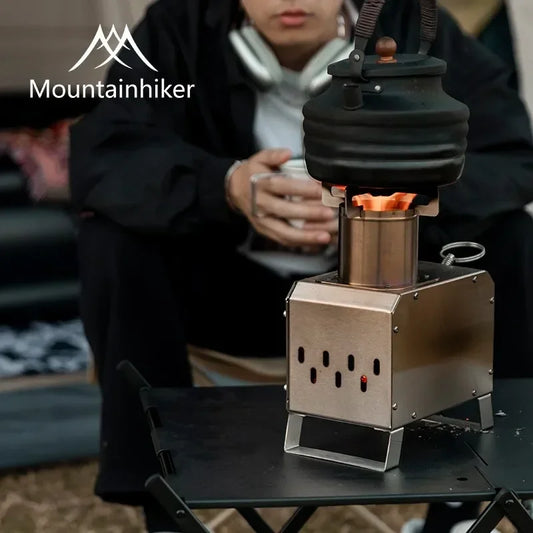 MOUNTAINHIKER Portable Wood Burner Stove for Outdoor Adventures