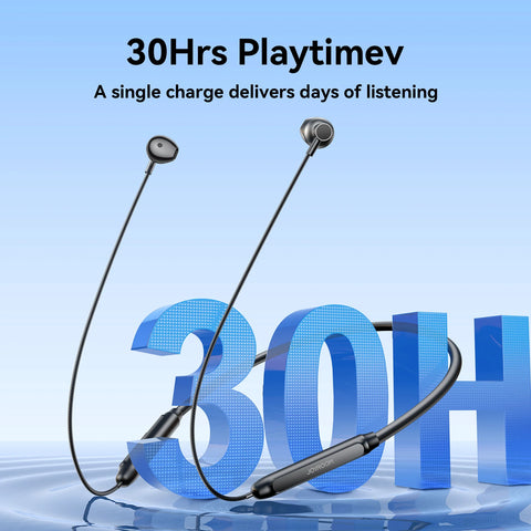 Joyroom Wireless Bluetooth Earphones with Magnetic Neckband and Built-in Mic for Sports