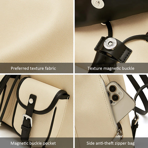 FOXER Women's Travel Backpack - Large Capacity & Lightweight Commuter Bag