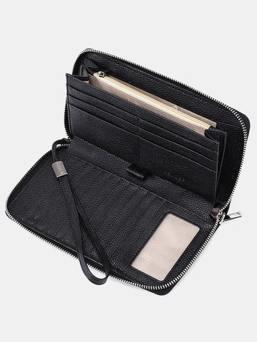 Zency Women's RFID Leather Organizer Wallet - Stylish & Secure