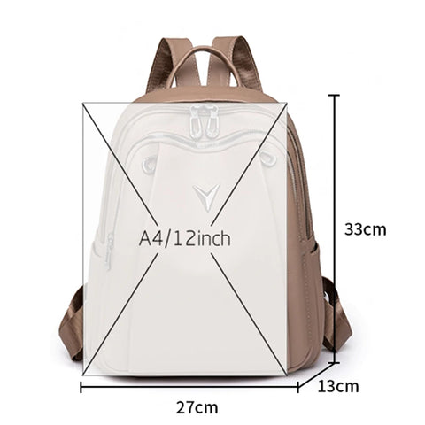 Large Capacity Women’s Vintage Leather Backpack Purse