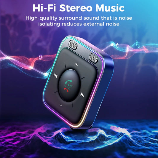 Joyroom Bluetooth Car Adapter with Dual Mics & ENC Noise Cancellation for Superior Wireless Audio