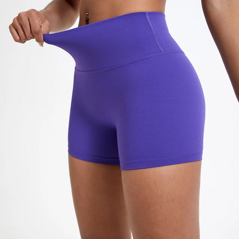 Hearuisavy High-Waist Butt-Lift Sports Shorts – Slim-Fit Yoga, Gym & Cycling Shorts for Women