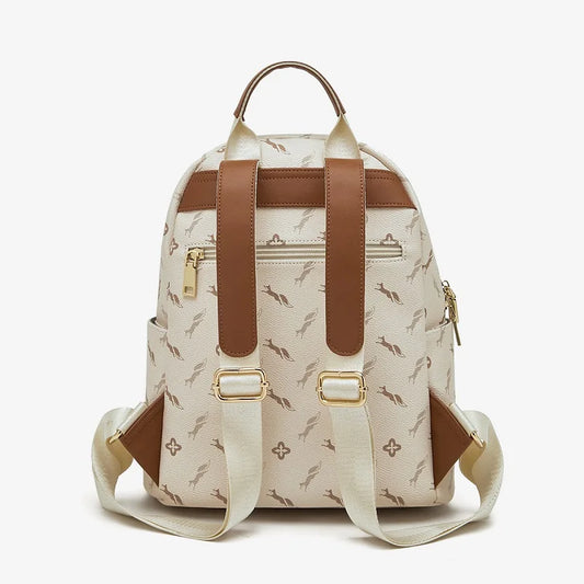 FOXER Women's Signature PVC Backpack: Fashionable Travel Rucksack for Ladies