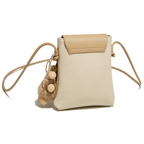 FOXER Women Leather Cute Rabbit Design Crossbody Bag