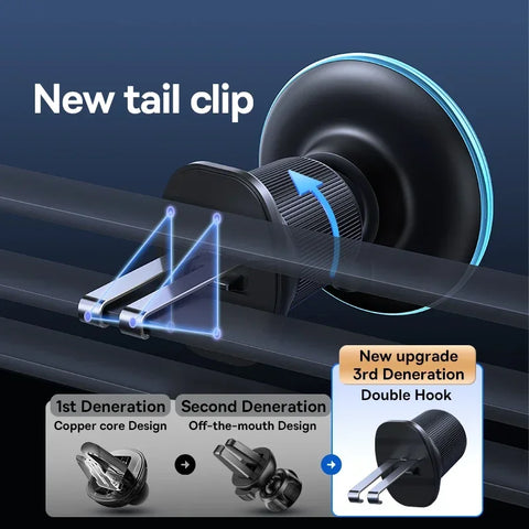 Baseus Magnetic Wireless Car Charger - 15W Fast Charging Mount for iPhone 16/15/14/13