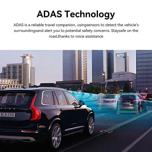 DDPAI Dash Cam MINI2X - 2K-resolutie, 5GHz wifi, ADAS-ondersteuning