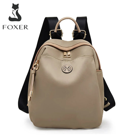 FOXER Fabric Women Backpack 2025 - Fashionable Casual Travel Bag