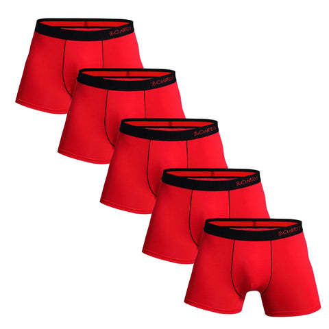 5-delige set luxe katoenen boxershorts voor heren