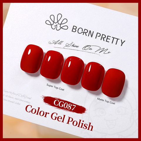 BORN PRETTY 10ml Jelly Nude Glitter Nail Gel Polish