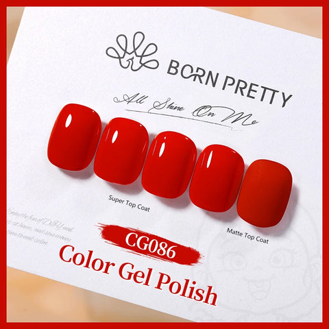 BORN PRETTY 10ml Jelly Nude Glitter Nail Gel Polish