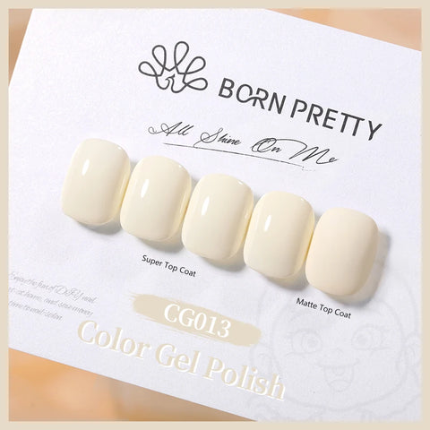 BORN PRETTY 10ml Jelly Nude Glitter Nail Gel Polish