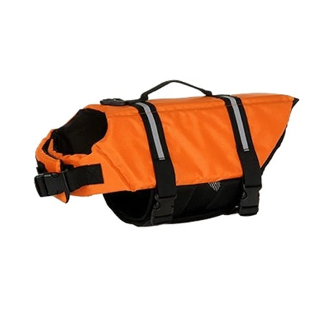 Dog Life Jacket for Large Dogs - Reflective Adjustable Safety Vest for Swimming, Surfing, and Sailing