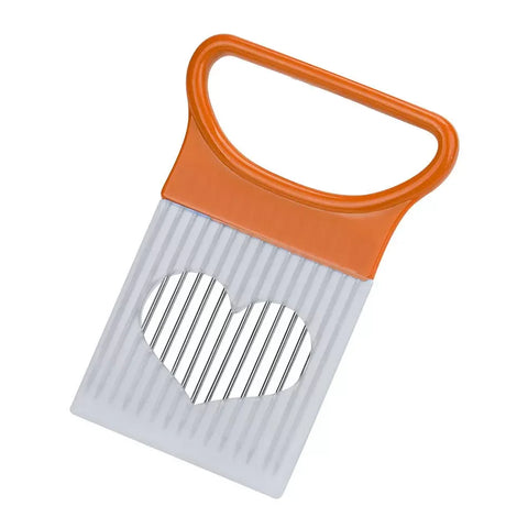 Snijd moeiteloos uien met de kleurrijke uiensnijder van roestvrij staal