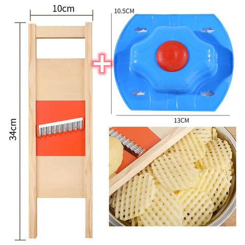Aardappelsnijder, aardappelroostermes - Groentesnijder Gadgets 