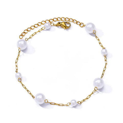 Elegant Zircon Flowers Bracelet for Women and Girls – Luxury Gold Color Stainless Steel Plant Charm Jewelry