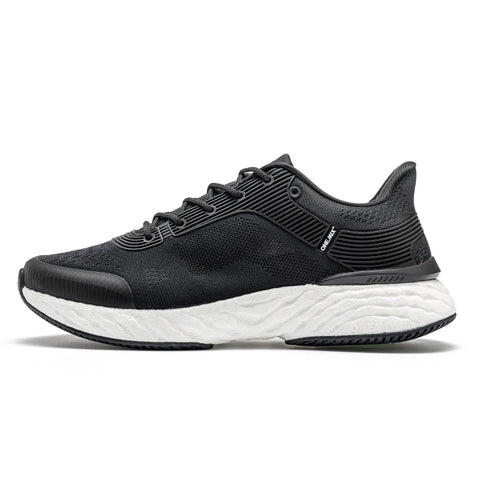 ONEMIX Ivory White Running Shoes for Men – Breathable Chunky Sneakers for Marathon and Walking