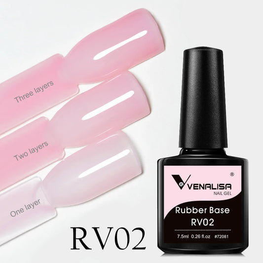 Venalisa Rubber Base Jelly Pink Color Gel Nail Polish VIP4