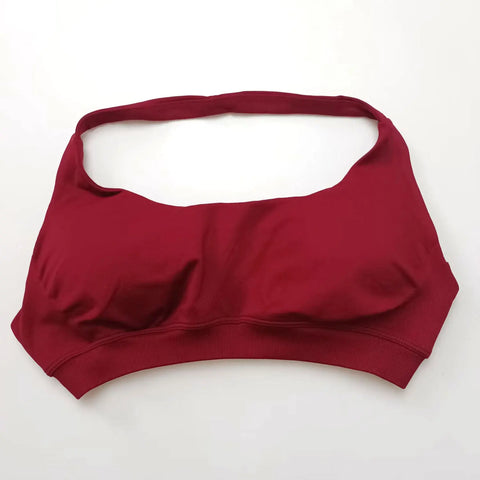 NCLAGEN Impact Sports Bra for Women - High Support Halter Top for Gym and Yoga