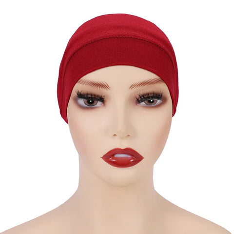 Soft Cotton Under Scarf Cap for Women - Ready-to-Wear Hijab Bonnet