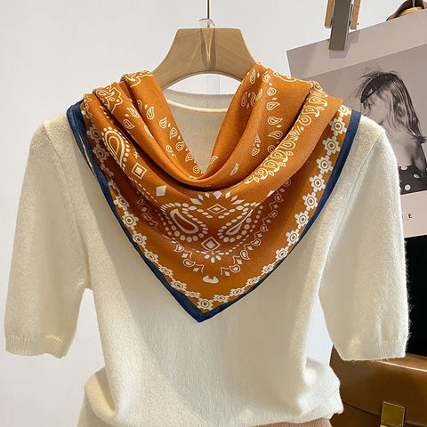 Vintage Floral Women's Scarf Bandana Headband