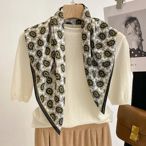 Vintage Floral Women's Scarf Bandana Headband