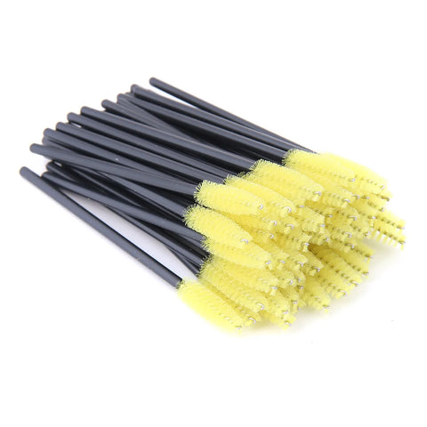 Crystal Eyelash Brushes with Diamond Handle