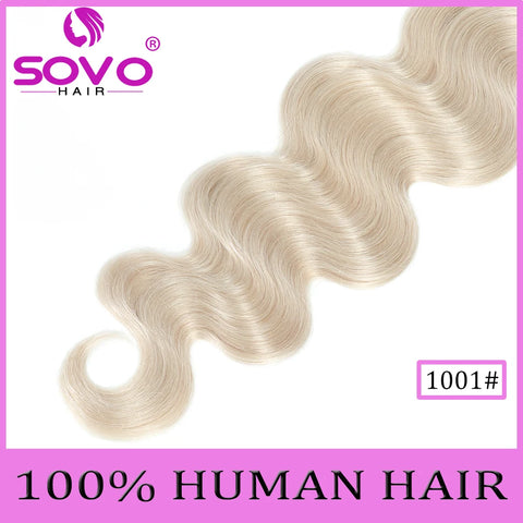 Body Wave Clip In Hair Extensions - 10 Pcs Set
