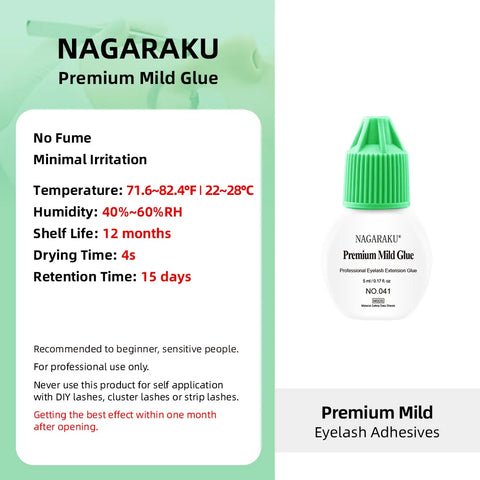 NAGARAKU Differente Glue for Lashes - Low Fume Eyelash Adhesive