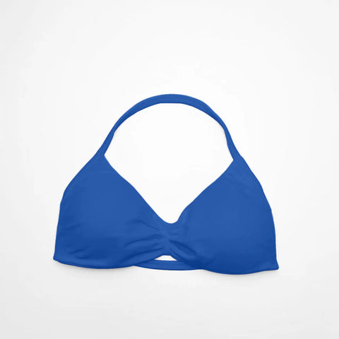 NCLAGEN Strappy Bra Gym Top for Women – High Support Seamless Halter Sports Bra with Pads