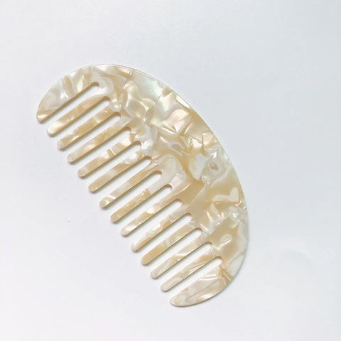 Colorful Wide Teeth Acetate Hair Combs - Anti-static Massage Hair Brush for Salon & Travel