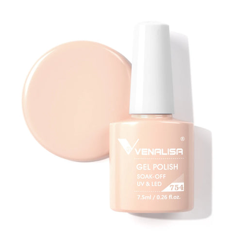 Venalisa HEMA GRATIS Nagelgellak Glitter - French Nail Jelly Pink Nude Collectie