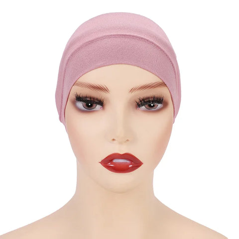 Soft Cotton Under Scarf Cap for Women - Ready-to-Wear Hijab Bonnet