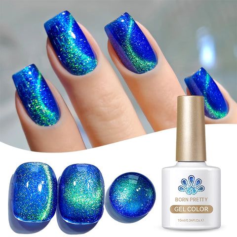 BORN PRETTY 10ml Mint Chocolate Cat Magnetic Gel Nail Polish