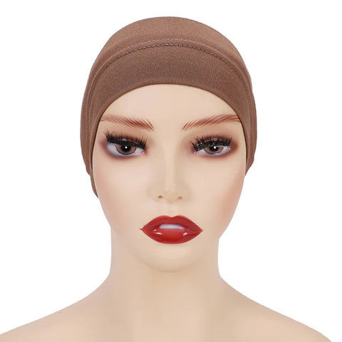 Soft Cotton Under Scarf Cap for Women - Ready-to-Wear Hijab Bonnet